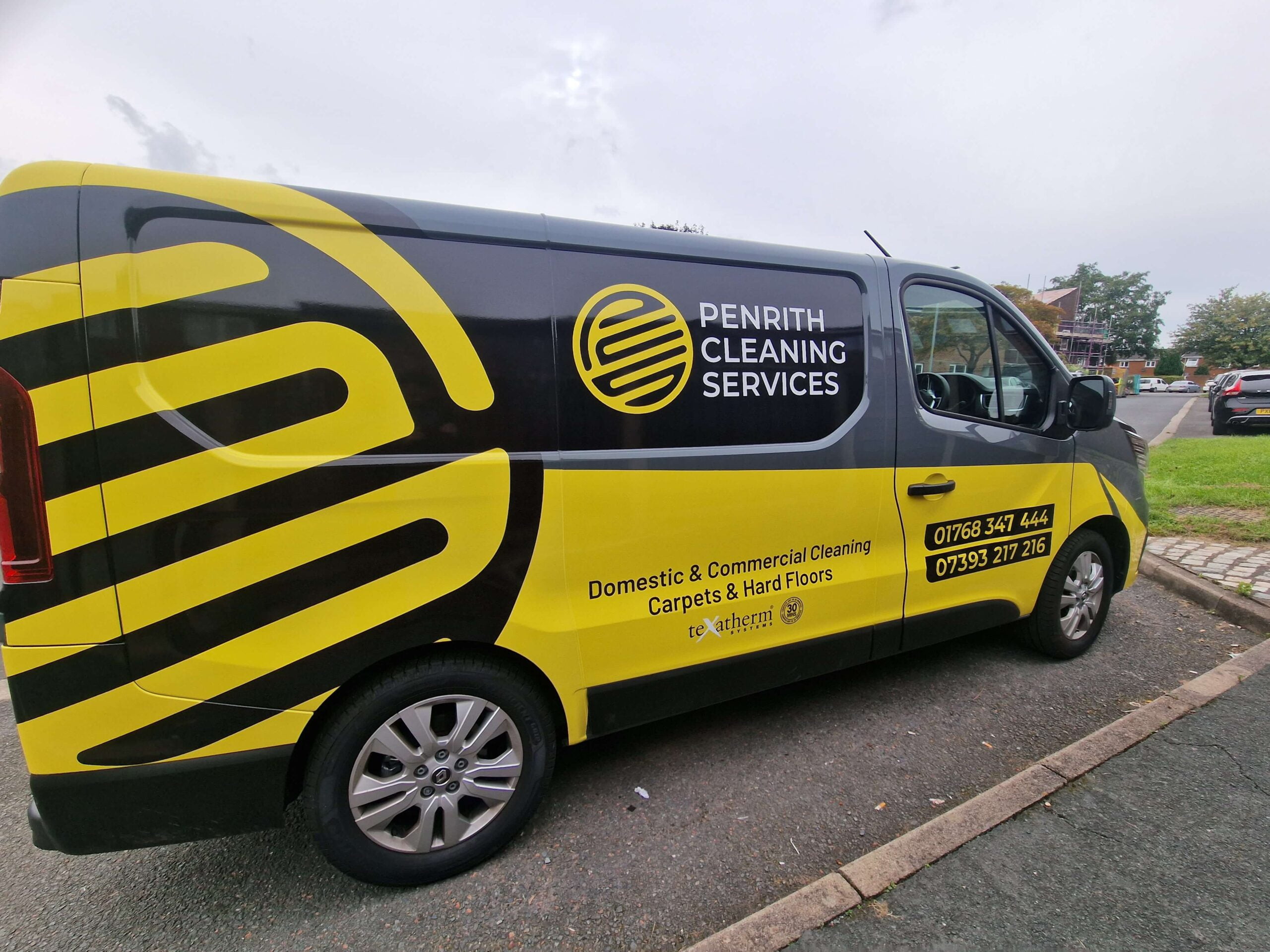 Van with Penrith Cleaning Services design